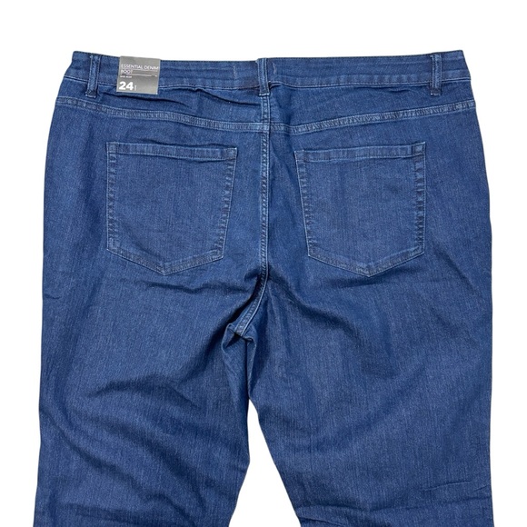 Lane Bryan Mid-Rise Essential Denim Jeans - size 24 LONG NWT - Picture 6 of 10